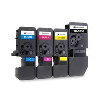 MEGOFFICE TK-5230 Toner Cartridge Compatible for Kyocera TK5230 TK-5220 TK5220 Toner for Kyocera ECOSYS P5021cdn P5021cdw M5521cdn M5521cdw Toner(Black Cyan Magenta Yellow / 4 Pack)