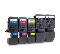 MEGOFFICE TK-5230 Toner Cartridge Compatible for Kyocera TK5230 TK-5220 TK5220 Toner for Kyocera ECOSYS P5021cdn P5021cdw M5521cdn M5521cdw Printer (2 Black 1 Cyan 1 Magenta 1 Yellow / 5 Pack)