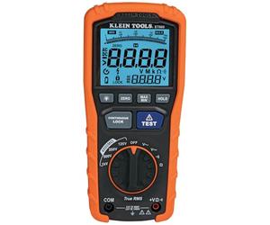 Megohmmeter, Insulation Resistance Tester Multimeter, 4000 Megohm Resistance, 125V/250V/500V/1000V Test Voltage, Klein Tools ET600