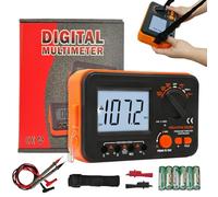 Megohmmeter WapoRich Digital Insulation Resistance Tester 2000MΩ Megohm Meter with DC 250V/50V/1000V AC750V Testing Voltage