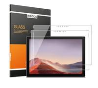 MEGOO [2 Pack] Screen Protector for Microsoft Surface Pro 7/Pro 7 Plus 12.3 Inch (1904/1866 Model), Ultra Clear/High Response/Tempered Glass Screen Protector