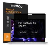 MEGOO Privacy Screen for MacBook Pro 13 Inch (2016-2022, M1, M2) / MacBook Air 13 Inch (2018-2021, M1) - Blue Light Filter, Matte Finish, Anti-Glare Eye Protection - Enhanced Privacy and Eye Comfort