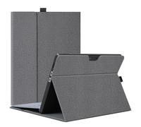 Megoo Surface Pro X Case for Microsoft Surface Pro X 13", Multiple Angle Viewing Folio Case Cover with Stylus Holder Compatible with Type Cover Keyboard