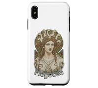 Megoosa Silly Funny Goose Humor Medusa Parody Art Noveau Case for iPhone XS Max