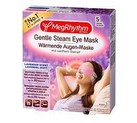 MegRhythm Self Heated Gentle Steam Eye Mask, Lavender, for Relaxation and Eye Strain, Pack of 5