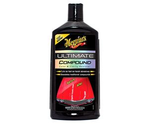 Meguiar’s Ultimate Compound, Pro-Grade Car Scratch Remover for Paint Correction,