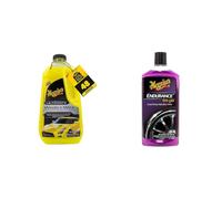 Meguiar’s Ultimate Wash & Wax and Endurance Tyre Gel Bundle | Car Shampoo and High-Gloss Tyre Gel Kit for a Deep, Glossy, Just-Waxed Finish and Rich Black Tyres