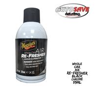 MEGUIARS AIR RE-FRESHER BLACK CHROME SCENT ODOR REMOVER G181302EU