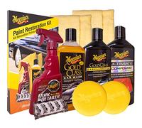 Meguiar's Brilliant Solutions Paint Restoration Kit - Perfect for Reviving Old and Tired Paint Gift Set | Complete Car Wash, Clay, Compound and Wax Set