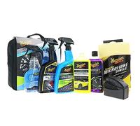 Meguiar's Deluxe Car Care Kit V2 - Complete Cleaning Kit with Storage Bag - Wash, Wax, Window & Wheel Detailing - DELKITV2