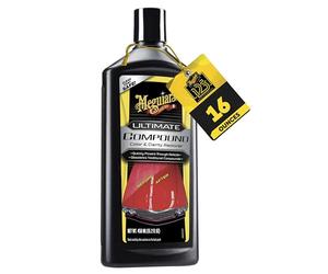 Meguiar's G17216 Ultimate Compound Color and Clarity Restorer, 15.2oz, Black