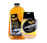 Meguiar's Gold Class Shampoo & Conditioner 1.89L + Lambswool Wash Mitt Kit