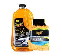 Meguiar's Gold Class Shampoo & Conditioner 1.89L + Microfibre Wash Mitt Kit