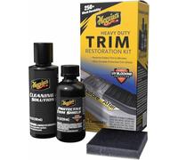 Meguiar's Heavy Duty Trim Restoration Kit - Includes a Cleaning Solution to Deep Clean Plastic and Trim and Protective Trim Shield that Delivers Ultra-Durable Protection with UV Blocking Protection