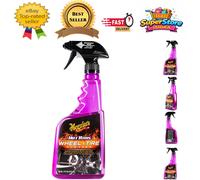 Meguiar's Hot Rims All Wheel Cleaner Spray 709ml - Non-Toxic Citrus Solution
