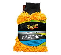 Meguiar's Hybrid Wash Mitt, Dual Sided for Washing and Waxing, Clear Coat Safe and Reusable - 1 Mitt