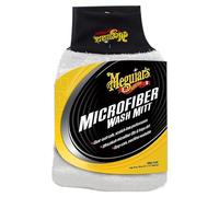 Meguiar's Microfiber Wash Mitt, Super-Thick, Reusable Wash Mitt for Ultimate Finish, Safe on Clear Coats, Leaving You with A Show Car Finish, 1 Pack - X3002