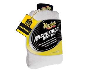 Meguiar's Microfiber Wash Mitt, Super-Thick, Reusable Wash Mitt for Ultimate Finish, Safe on Clear Coats, Leaving You with A Show Car Finish, 1 Pack - X3002