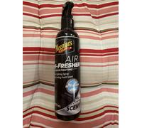 Meguiar’s Air Re-Fresher Odor Fighting Spray - Black Chrome Scent - Convenient Car Air Freshener that Instantly Fights Odors and Leaves Behind a Long-Lasting, refreshing Black Chrome Scent, 8 Oz Spray