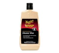 Meguiar's Professional Cleaner Wax M0616 - Swirl and Scratch Remover, Car Polish, and Car Wax in One Liquid - One-Step for Professional Detailing, 16 Oz (Packaging May Vary)