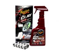 Meguiar's Quik Clay Starter Kit Detailing System 80g Clay Bar & 473ml Detailer