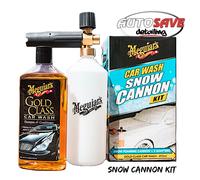 Meguiar's -Snow Cannon Kit |Gold Class Car Wash |High-Sudsing |1-Litre Dispenser
