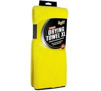 Meguiar's Supreme Drying Towel Extra Large, 78 x 54 cm, Yellow | XL Microfibre Drying Towel Delivers Fast, High-Absorbency, Swirl-Free Drying with Less Wringing - X1905EU
