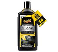 Meguiar's Ultimate Black Plastic Restorer, 16 Oz | Easy-to-Use Spray Wax for Car Detailing with the Superior Protective Power of Advanced SiO2 Hybrid Barrier Technology