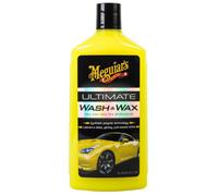 Meguiars Ultimate Wash & Wax Shampoo Removes Dirt Deep Glossy Waxed Shine 473Ml