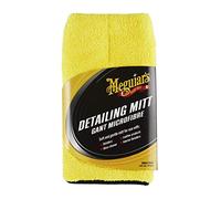 Meguiar's X1804EU Microfibre Detailing Car Cleaning Mitt, Yellow