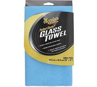 Meguiar's X190301EU Perfect Clarity Glass Towel, Blue, creates a streak free, lint free finish