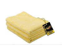 Meguiar's X2020EU Supreme Shine Microfibre Car Cleaning Towels 3 Pack, Yellow
