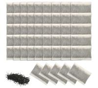 MEGYAD Pack of 50 Water Filter Distiller Filters, Distiller Filter Coconut Shells for Pet Water Dispenser and Water Purifier