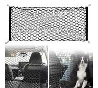 MEGYAD Protective Grille Car Barrier Separation Net: Dog Guard, Polypropylene Hooks, Black, Elasticity, 120 x 90 cm