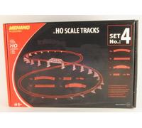MEHANO F104 Track Extension Set 8 Curved/Straight Tracks 52 pcs H0 1:87