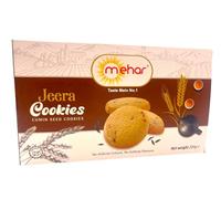 Mehar Cookies, Tea Snack, Authentis flavour 200g pack (3, Jeera Cookies)