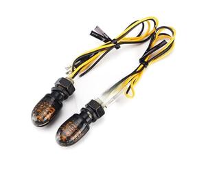 MEHASR Turning Indicators Universal For LED Turn Signal Blinker Indicator Flasher Light M8 M10 Bolt Motorcycle
