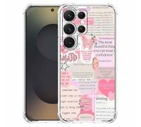 mehidpur Christian Quotes Aesthetic Vintage Jesus Bible Verse Collage Pattern,Soft TPU Bumper Case for Samsung Galaxy S25 Ultra,#6