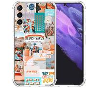 mehidpur Christian Quotes Case for Galaxy S23 Plus,Aesthetic Vintage Bible Verses Jesus Words Collage, Soft TPU Bumper Case for Samsung Galaxy S23 Plus