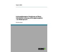 Mehl - Leistungsbezogene Vergtung auf Basis individueller Leistung un - X555z