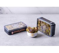 Mehmet Efendi 1953 - Pistachio Pomegranate Flavored Turkish Delight- Assorted Flavours Lokum - Traditional Turkish Sweets - 500g Gift Box - Traditional Lokum - Soft Turkish Sweets