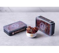 Mehmet Efendi 1953 -Turkish Delight with Barberry Pomegranate Flavor and Pistachios- Assorted Flavours Lokum - Traditional Turkish Sweets - 500g Gift Box - Traditional Lokum - Soft Turkish Sweets