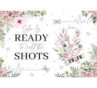 MEHOFOND 71x43 Inch Congrats Nurse Backdrop Pink Floral She's Ready to Call The Shots Decorations Congrats Grad Class of 2026 Photography Background Large Nurse Graduation Party Banner