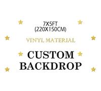 MEHOFOTO Birthday Party Customized Backdrop Vinyl Material 7x5ft(Please Provide Custom Information After Your Payment)