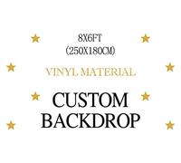 MEHOFOTO Birthday Party Customized Backdrop Vinyl Material 8x6ft(Please Provide Custom Information After Your Payment)