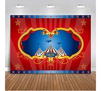 Mehofoto Circus Tent Photography Background 7x5ft Vinyl Circus Carnival Kids Birthday Party Banner Fun Fair Newborn Baby Photography Background
