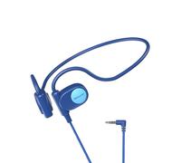 Mehomeli Kid Headphones for School, Air Conduction Open Ear Headphones, 3.5mm Jack Wired Cord, Ultra-Comfort, Ergonomic and Lightweight Design Perfect for School and Outdoor Activities-Blue