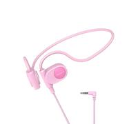 Mehomeli Kids Headphones, Wired Air Conduction Open Ear Headphones, 85dB Volume Limiting-Pink
