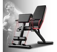 MEHOOSPVN Adjustable Weight Dumbbell Bench Weight Lifting Set, Folding Sit Up Ab Bench Home Training Gym Multiuse Workout Exercise Fitness for bench press shoulder ab muscle training biceps leg