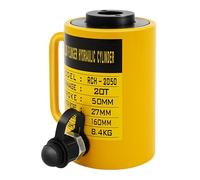 MEHOOSPVN Hydraulic Cylinder 20T Manual Oil Pump Hydraulic Cylinder Jack Single Acting Hydraulic Lifting Cylinders, Manual Oil Pump Tool, 50mm Plunger Ram Hydraulic Hydraulic Jack for Car Van Boat